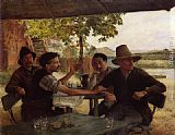 Discussion Politique by Emile Friant